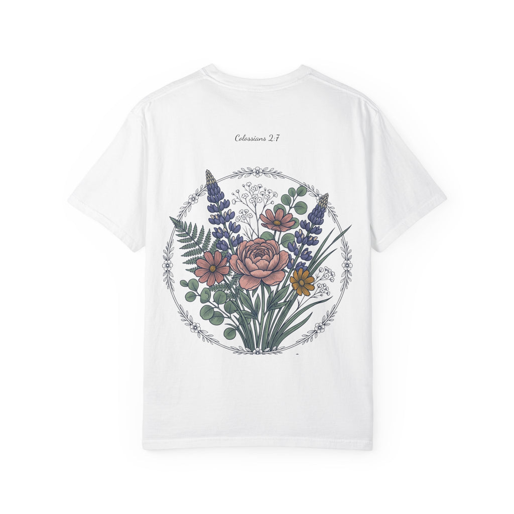 ROOTED. Tee — Minimal Faith-Based T-Shirt