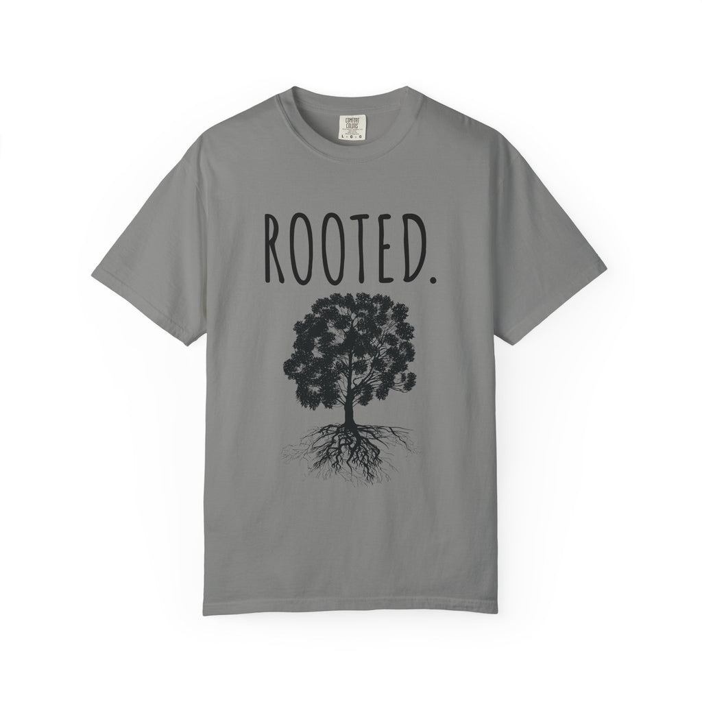 ROOTED. Tee — Minimal Faith-Based T-Shirt