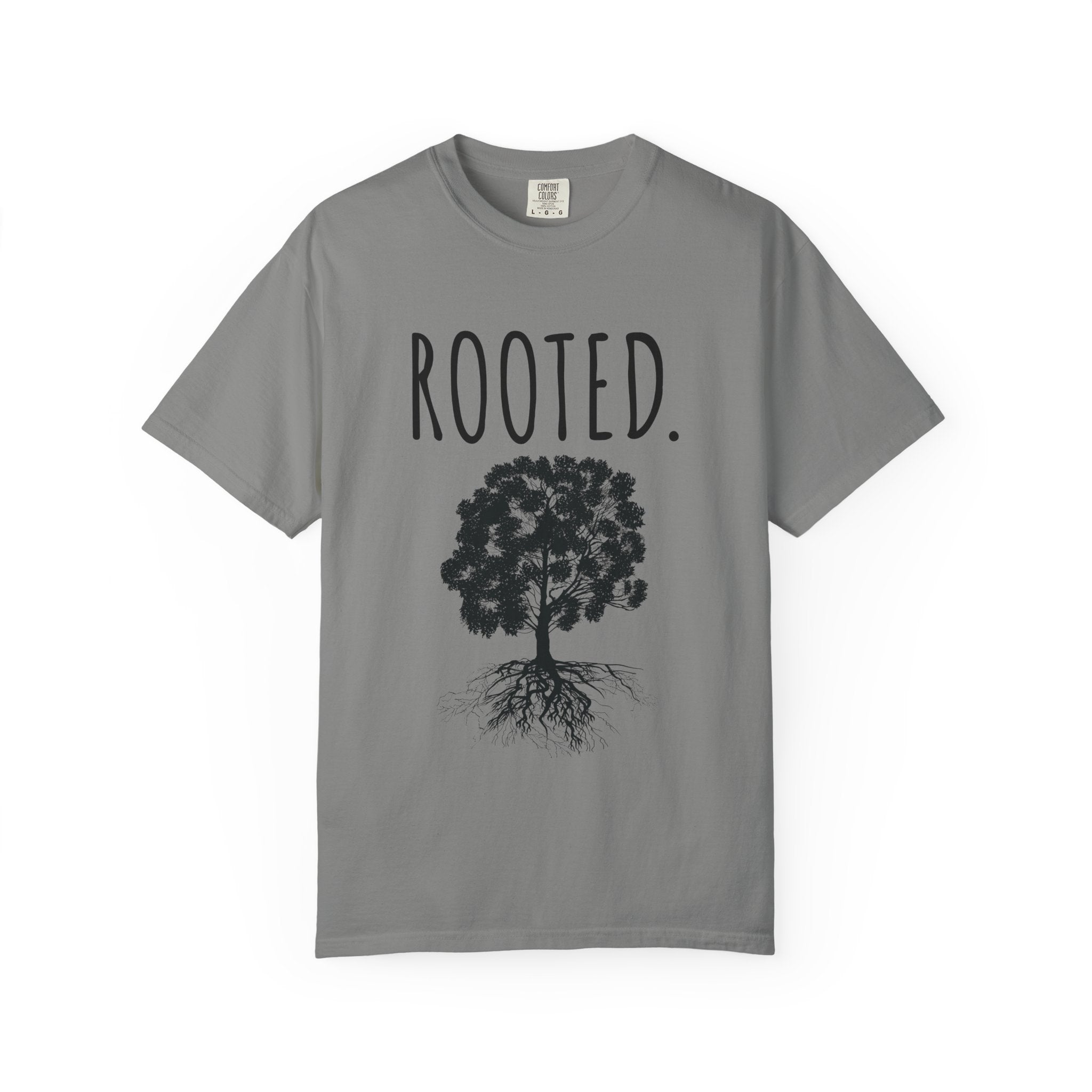 ROOTED. Tee — Minimal Faith-Based T-Shirt