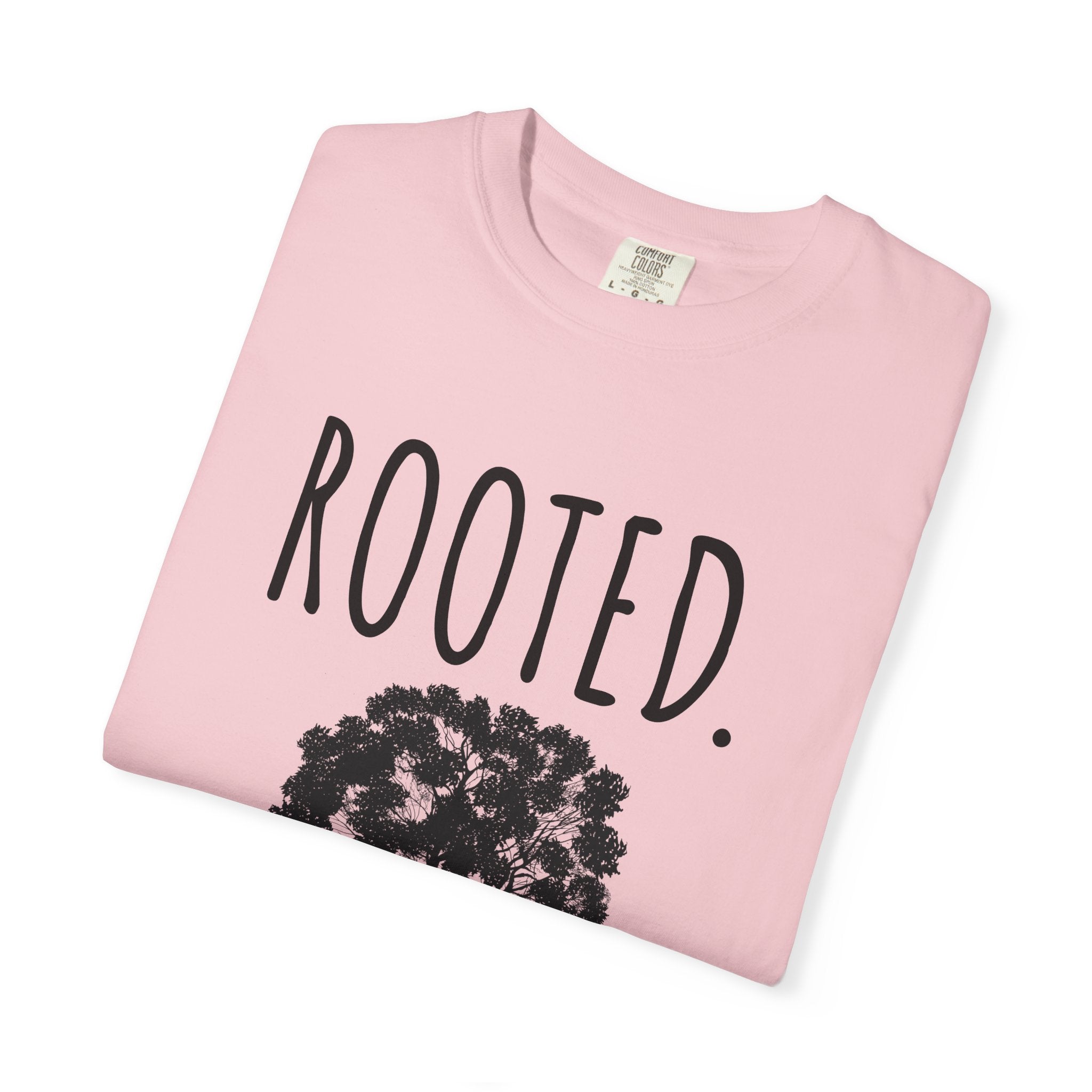ROOTED. Tee — Minimal Faith-Based T-Shirt