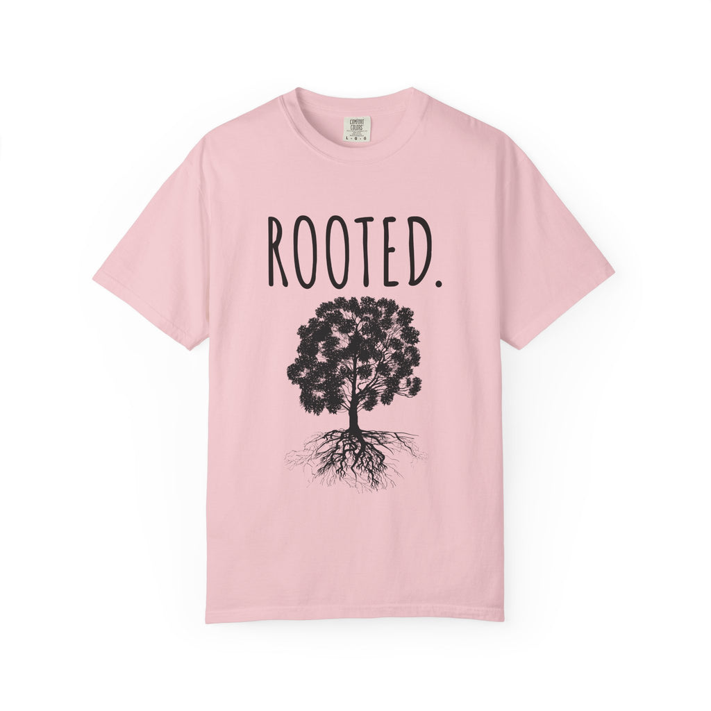 ROOTED. Tee — Minimal Faith-Based T-Shirt