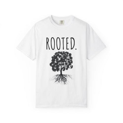 ROOTED. Tee — Minimal Faith-Based T-Shirt