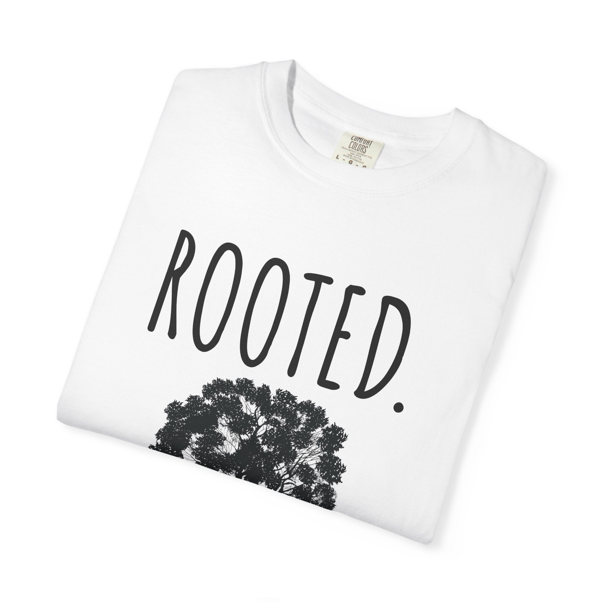 ROOTED. Tee — Minimal Faith-Based T-Shirt